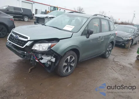2017 Subaru Forester 2.5I from USA, damaged, VIN JF2SJABC3HH459721